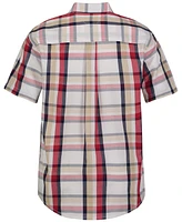 Tommy Hilfiger Toddler Boys Global Plaid Button-Down Shirt