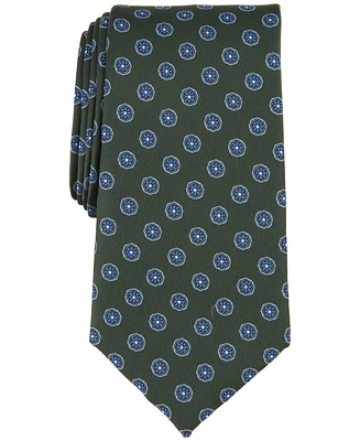 Club Room Men's Meyers Neat Medallion Tie, Created for Macy's