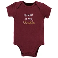 Hudson Baby Baby Girls Cotton Bodysuits