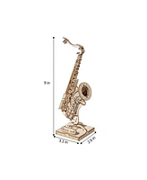 Diy 3D Wood Puzzle - Saxophone - 136pcs