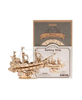 Diy 3D Wood Puzzle - Sailing Ship - 118pcs