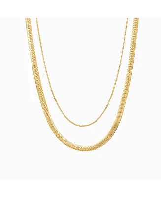 Bearfruit Jewelry Gabby Layered Snake Necklace