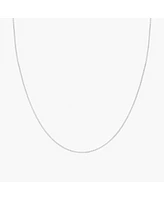 Bearfruit Jewelry Sterling Silver Lydia Basic Box Chain Necklace, 15"-16"