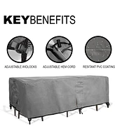 Khomo Gear Table and Chair Rectangular Cover 128"