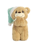 Aurora Medium Charlie Prayer Bear Precious Moments Inspirational Plush Toy Brown 9.5"