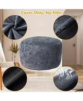 Caromio 4FT Giant Bean Bag Chair Cover (Cover only, No Filler) Soft Pv Fleece Washable