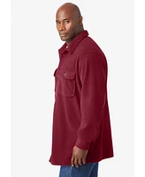 KingSize Big & Tall Microfleece Shirtjacket