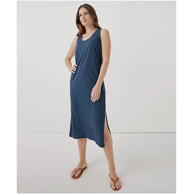 Pact Women's Organic Cotton Softspun Tank Midi Dress