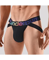 Rounderbum Men's Transparent Pride [Dual Tech] Jockstrap