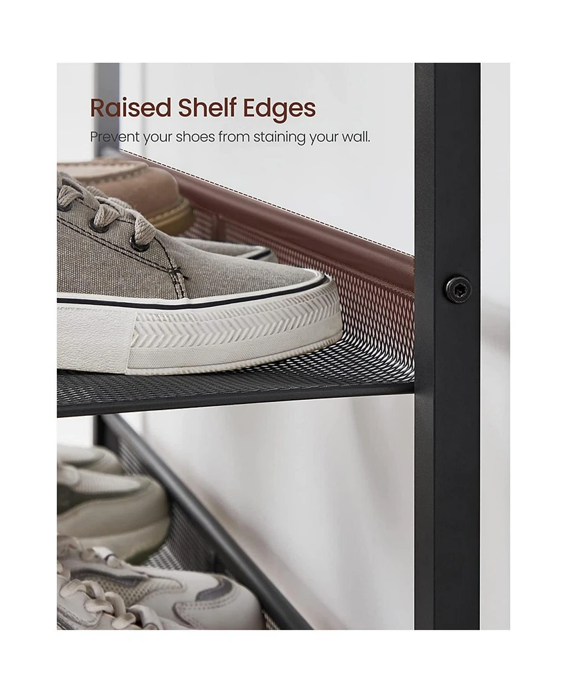 Slickblue 5-Tier Shoe Rack for Entryway