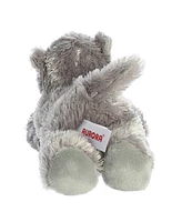 Aurora Small Howie Mini Flopsie Adorable Plush Toy Gray 8"