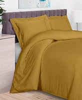 Superior Rayon From Bamboo 300 Thread Count Solid Duvet Cover Set