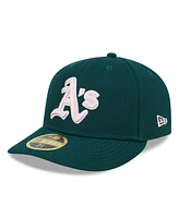New Era Men's Green Oakland Athletics 2024 Mother's Day Low Profile 59FIFTY Fitted Hat