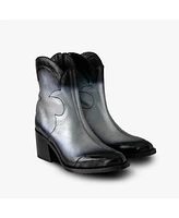 Bala Di Gala Italian Western Leather Booties Double Trouble By