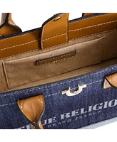 True Religion Modern Edge Denim Tote