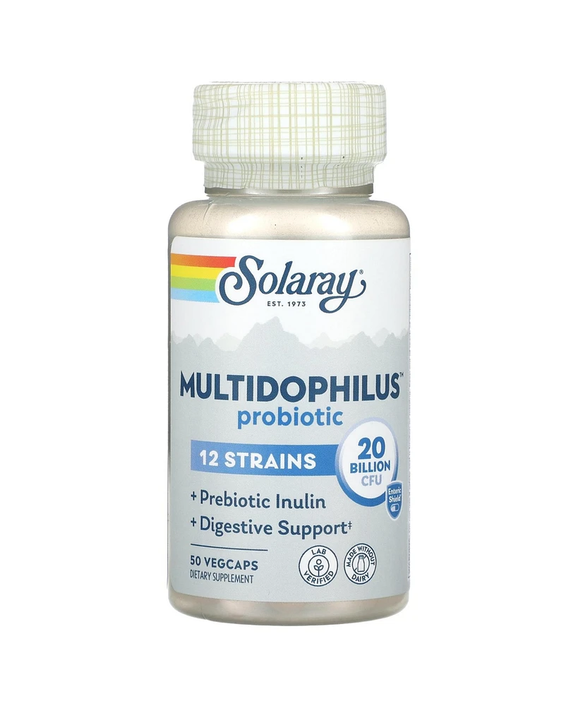 Solaray Multidophilus Probiotic 20 Billion Cfu - 50 VegCaps - Assorted Pre