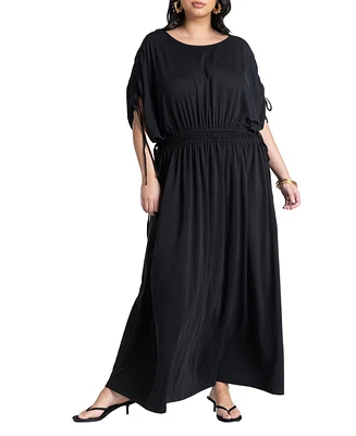 Eloquii Plus Dolman Sleeve Maxi Dress