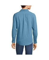 Lands' End Men's Long Sleeve Gauze Shirt