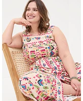 FatFace Plus Carmen Trail Marks Maxi Dress