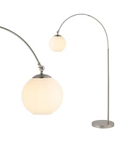 Jonathan Y Nora Coastal Retro Iron Led Floor Lamp