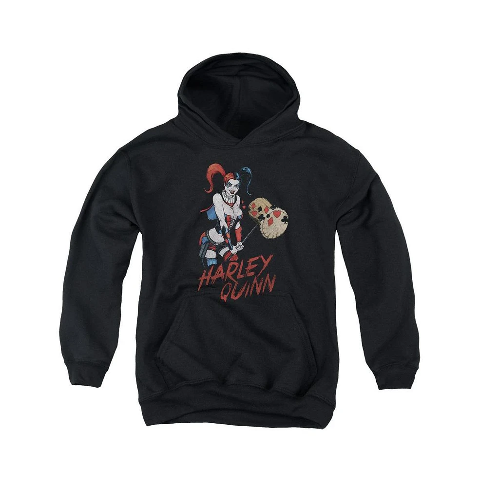 Justice League Boys of America Youth Harley Hammer Pull Over Hoodie / Hooded Sweatshirt