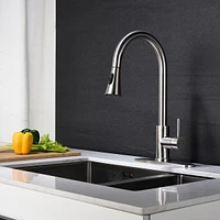 Streamdale Furniture Kitchen Faucet With Pull Out Sprayer