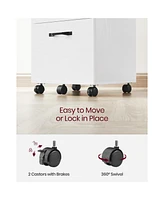 Slickblue Compact Industrial File Cabinet with 2 Drawers for Modern Storage Solutions
