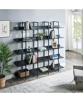 Streamdale Furniture 5 Tier Bookcase Home Office Open Bookshelf