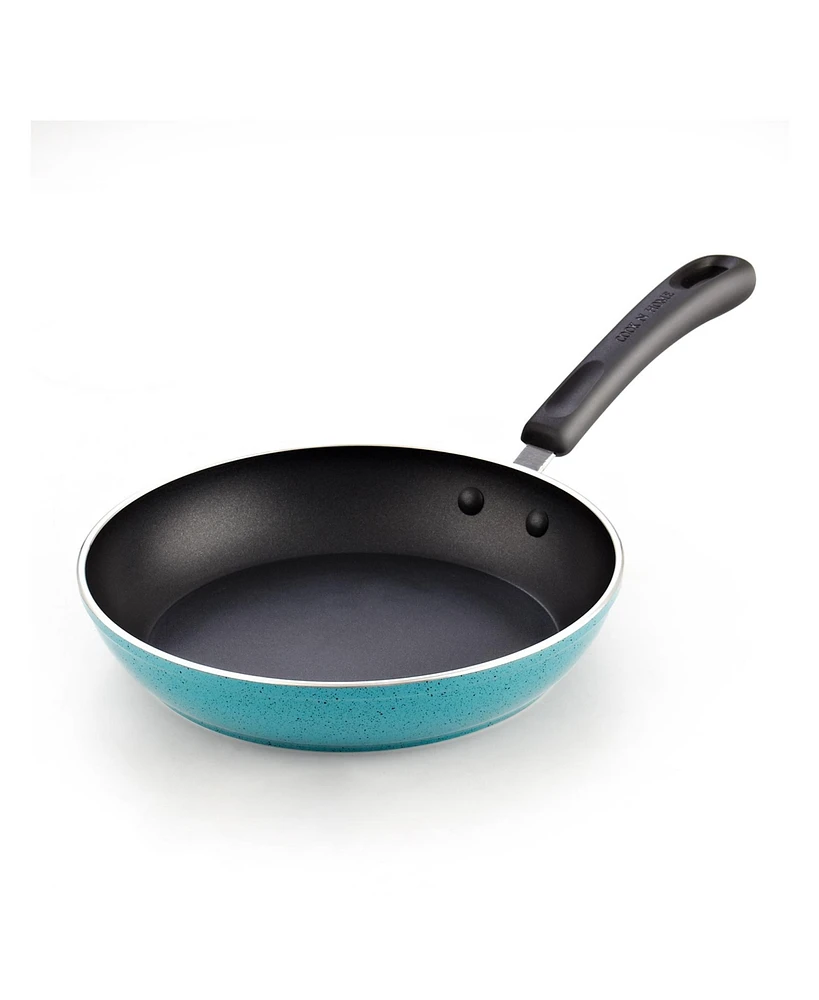 Cook N Home 8 Inch Kitchen Non-stick Cookware Cooking Frying Pan, Induction Compatible, Turquoise