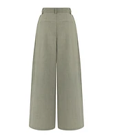 Nocturne Women's Pleated Wide Leg Pants