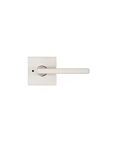 Kwikset Halifax Interior Privacy Bed/Bath Door Lever in Satin Nickel