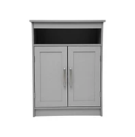Merrick Lane Vigo Bathroom Storage Cabinet With Adjustable Shelf