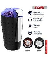 5 Core Core Coffee Grinder 85 Gram Capacity 150W Motor One-Touch Automatic Electric Bean Spice Grinding Cg 01 Bl