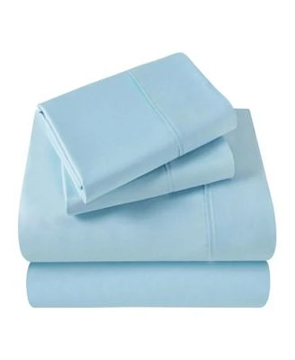 Superior Egyptian Cotton 400 Thread Count Solid Deep Pocket Sheet Set