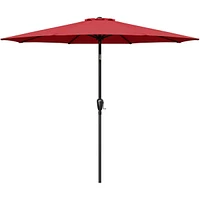 Streamdale Furniture Deluxe 9 Ft Outdoor Market Table Patio Umbrella With Button Tilt, Crank