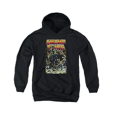 Justice League Boys of America Youth Swamp Thing Pull Over Hoodie / Hooded Sweatshirt