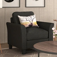 Streamdale Furniture Living Room Furniture Armrest Single Sofa