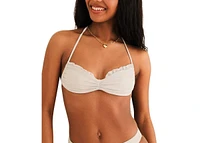 Dippin' Daisy's Women's Valentina Tie Straps Bandeau Bikini Top