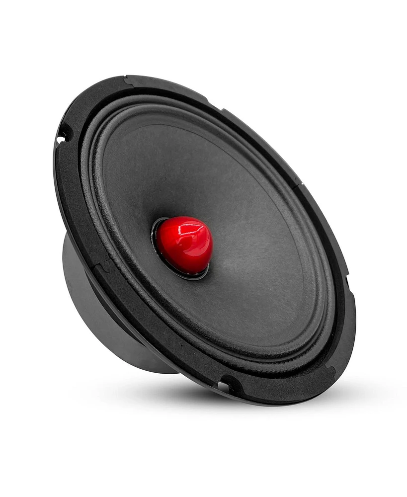 5 Core 8 inch Mid Range Speakers Woofer w/ Bullet Tweeter/ 580W Power, 30 Oz Magnet, 4 Ohm