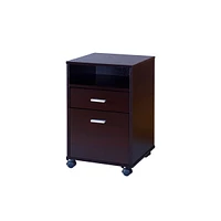 Simplie Fun File Cabinet Red Cocoa