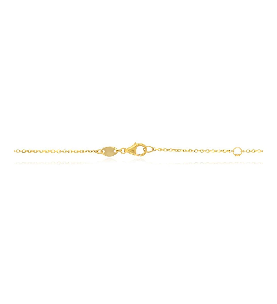 The Lovery Lapis Bar Chain Necklace 14K Gold