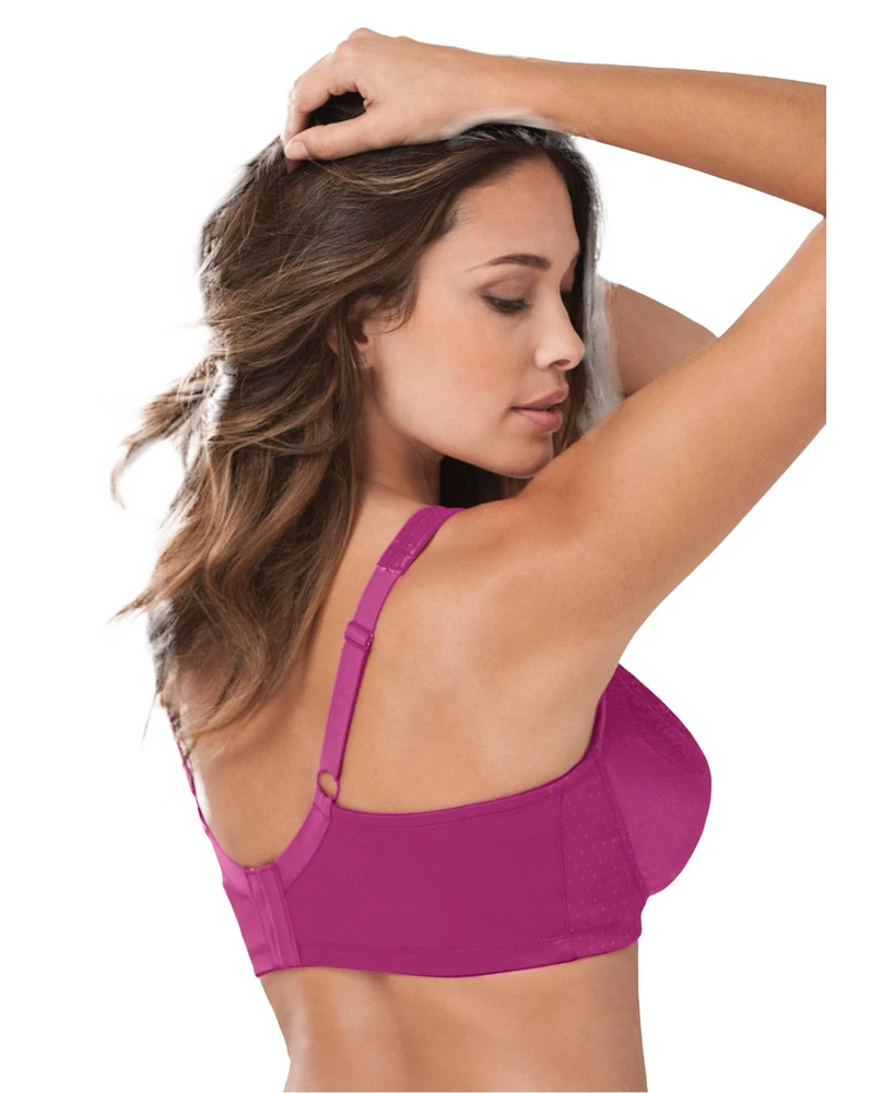 Comfort Choice Plus Size Full Coverage Wireless Side Smoothing Bra