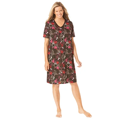 Dreams & Co. Plus Print Sleepshirt