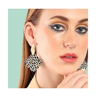 Sohi Women's Pavement Drop Earrings