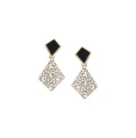 Sohi Women's Geometric Drop Earrings