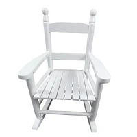 Children's Rocking White Chair- Indoor Or Outdoor - Suitable For Kids-Durable