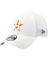 New Era Men's White Houston Astros Neo 39THIRTY Flex Hat