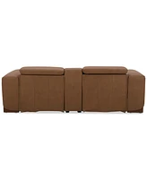 Lovro 3-Pc. Leather Sofa with 2 Power Motion Chairs & 1 Console, Created for Macy's