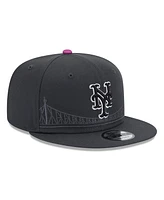 New Era Men's Graphite New York Mets 2024 City Connect 9FIFTY Snapback Hat