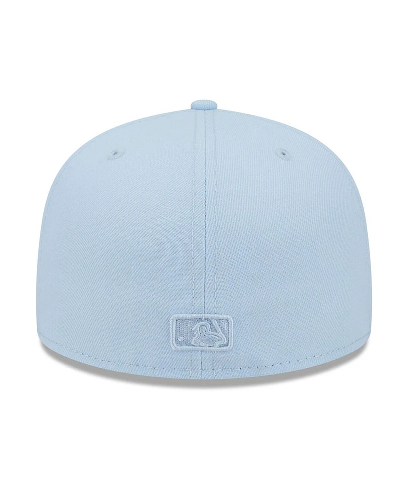 New Era Men's Light Blue Los Angeles Dodgers Spring Color 59FIFTY Fitted Hat